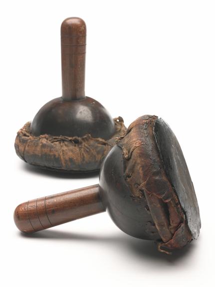 Ink ball for wooden printing press, 1701-1800