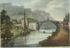 Coloured Lithograph: Ironbridge near Coalbrookdale after S