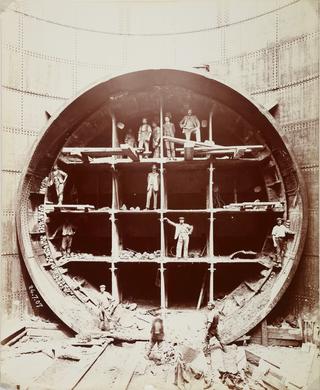 Photograph, gelatine silver, 'Tunnel B (southside) front view…'