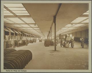 The Cunard Line. War Work - Building Aeroplanes at Aintree, Liverpool