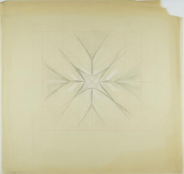 Design for ceiling of the Conference Hall in the Council House