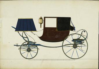 Design for a Dress Chariot carriage