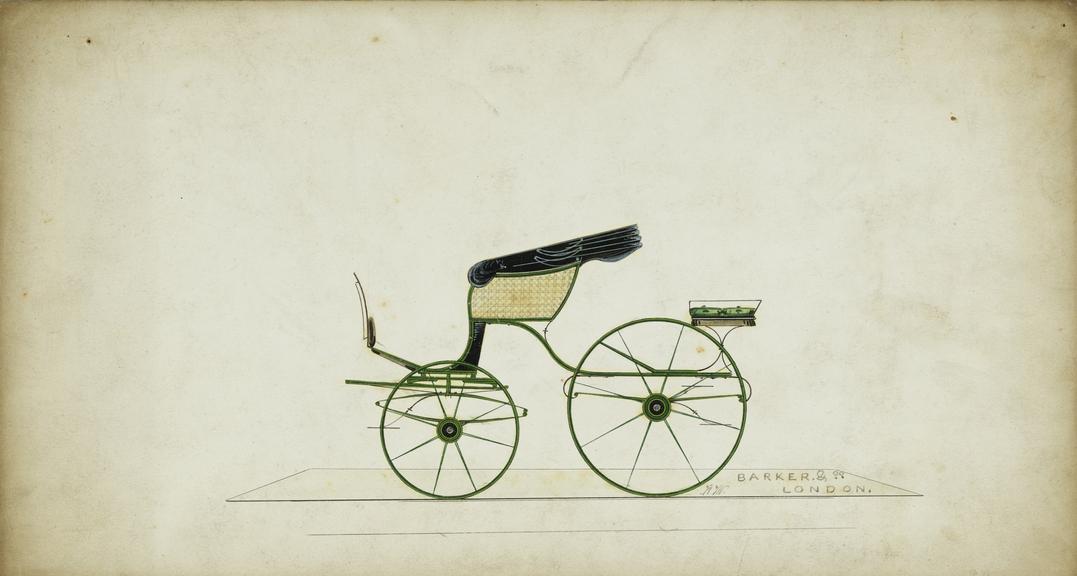 Design for a Spider Phaeton carriage