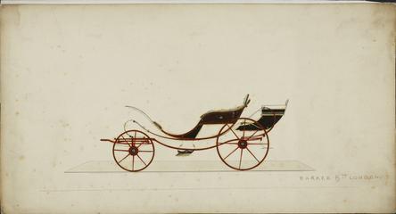 Design for George IV Phaeton carriage