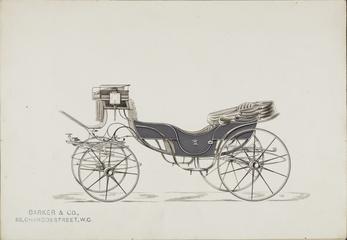 Design for a Round Sociable carriage