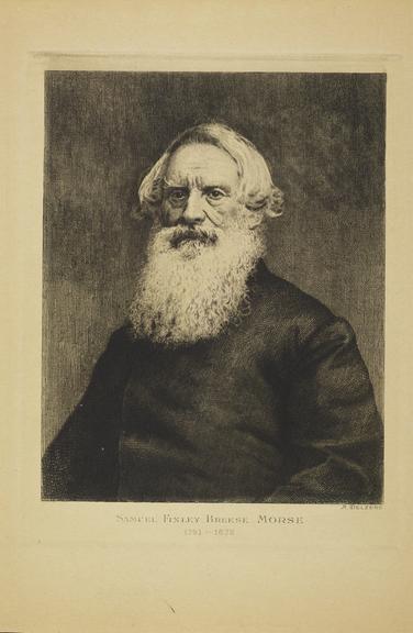 Portrait print, Samuel Finley Breese Morse