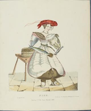 Print, Personifications: scenes showing people constructed of artefacts embodying their character