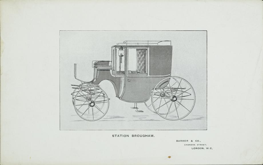 Design for a C Spring Brougham carriage