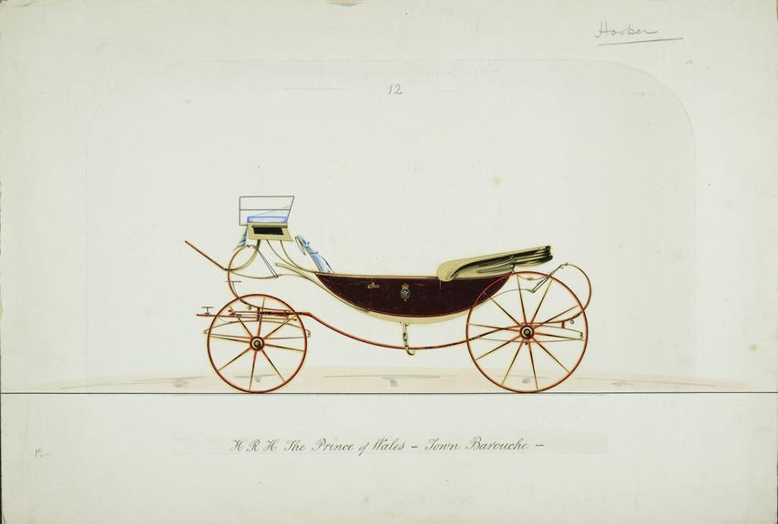 Design for a Town Bauroche carriage