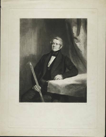 Print, plain. Portrait. Charles Green