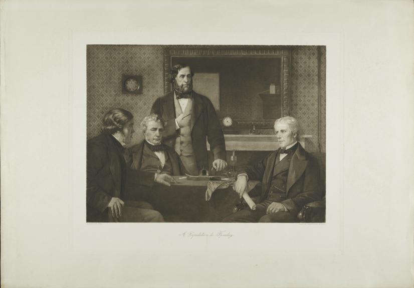 Portrait, photogravure: A Deputation to Faraday