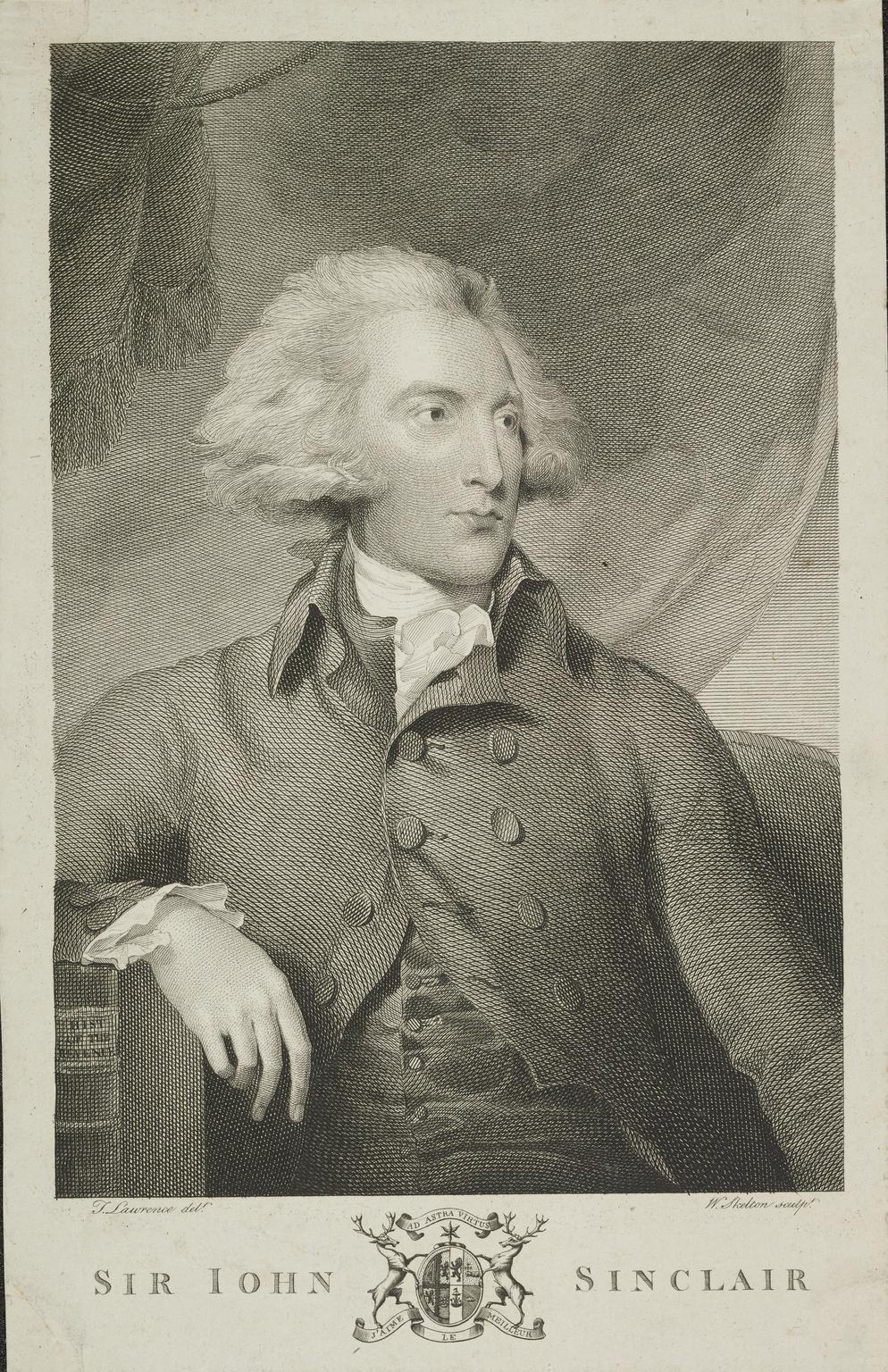 Portrait. J. Sinclair. Engraving | Science Museum Group Collection