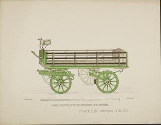 Trade delivery wagon