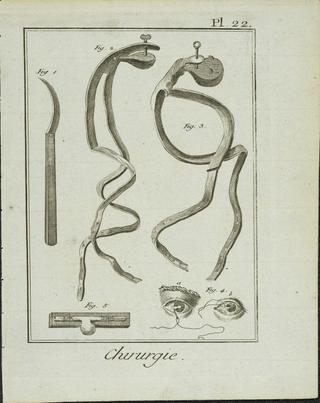 Print, engraving. Plate 22 'Chirurgie'