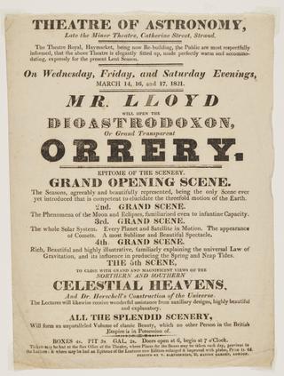 Handbill: Lloyd, Strand.