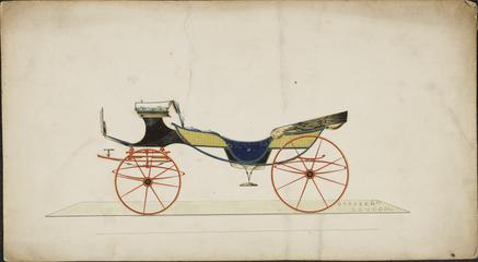 Design for a Round Sociable carriage