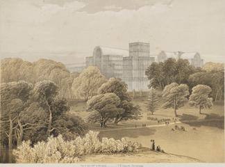 Lithograph, tinted: Crystal Palace Sydenham