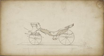 Design for a Round Sociable carriage