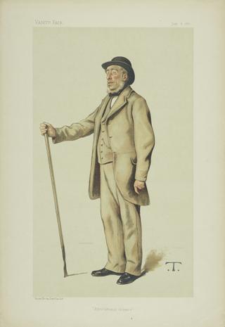 Chromolithograph, portrait of Sir John Bennet Lawes