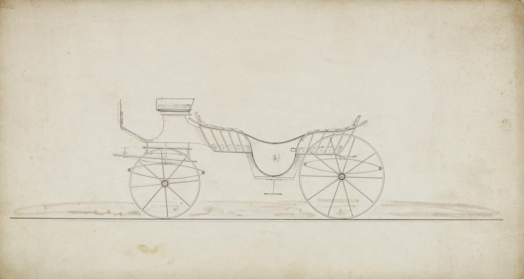 Design for a Square Sociable carriage