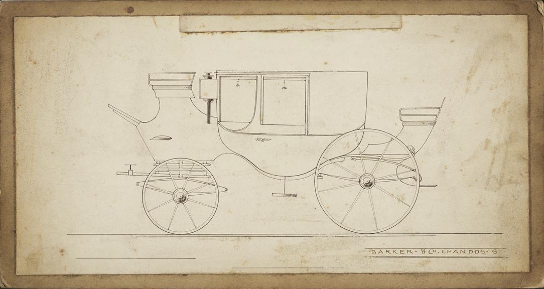 Design for a Plain Clarence carriage