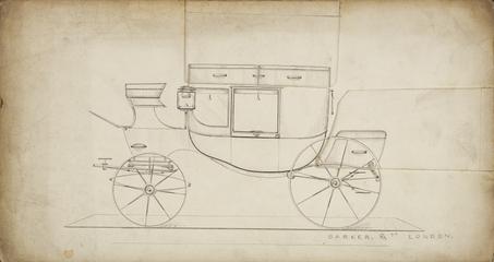 Design for a Travelling Clarence carriage