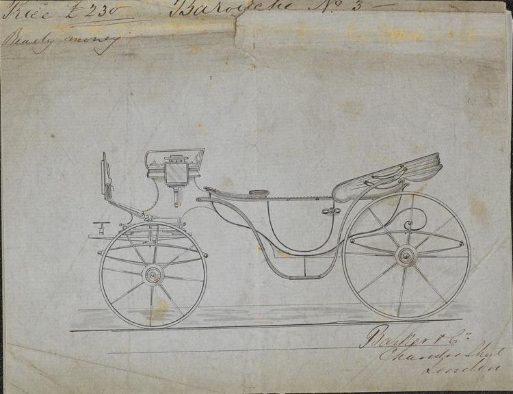 Design for a DE Barouche carriage