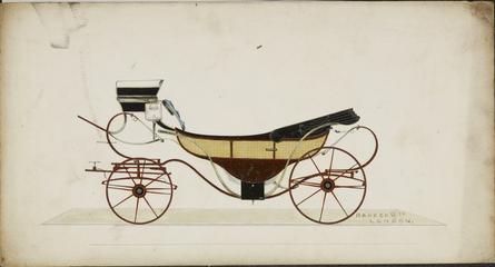 Design for a Perch & C Spring Barouche carriage