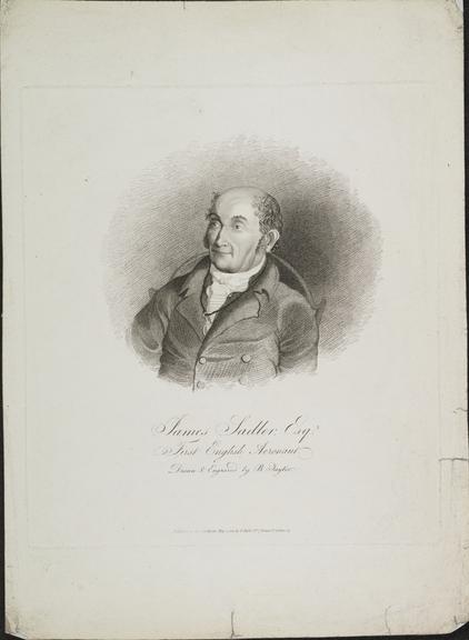 Portrait. J. Sadler. Etching 1812