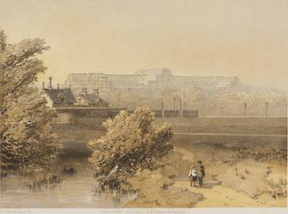 Lithograph, tinted: Crystal Palace Sydenham