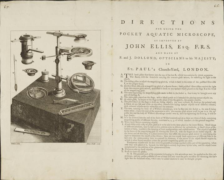 Directions for using the Pocket Aquatic Microscope