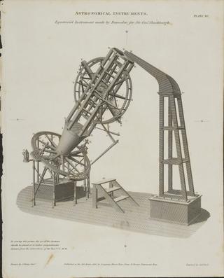 Print, Ramsden's equatorial instrument for Shuckburgh