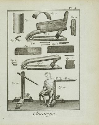 Print, engraving. Plate 4 'Chirurgie'