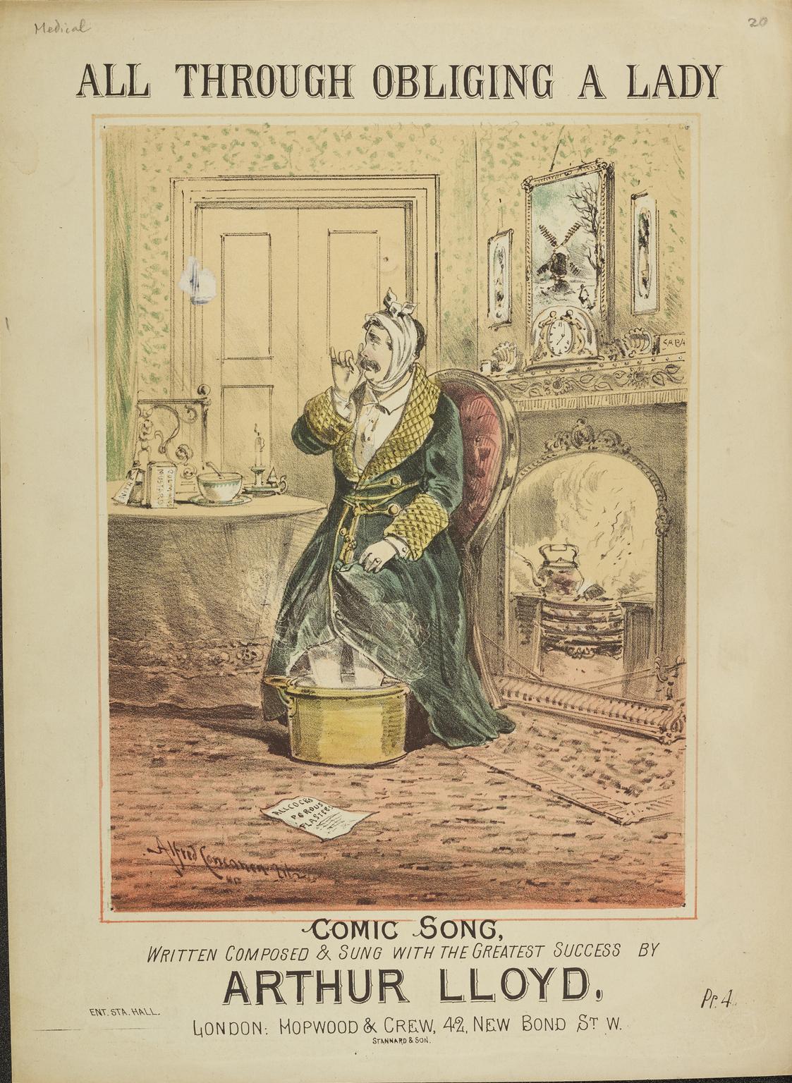'All Through Obliging A Lady', music cover | Science Museum Group ...