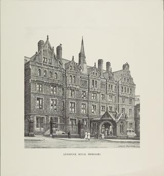 Print of Liverpool Royal Infirmary