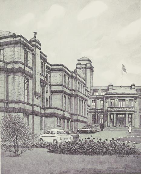 Print of Bradford Royal Infirmary