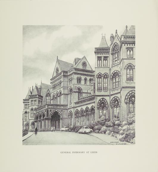 Print of Leeds General Infirmary