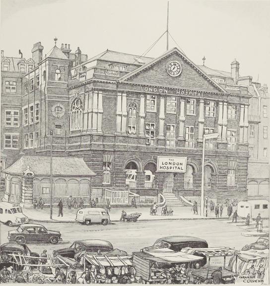 Print of London Hospital