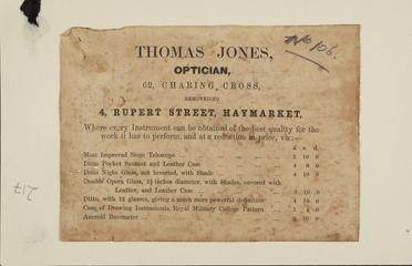 Tradecard: Thomas Jones