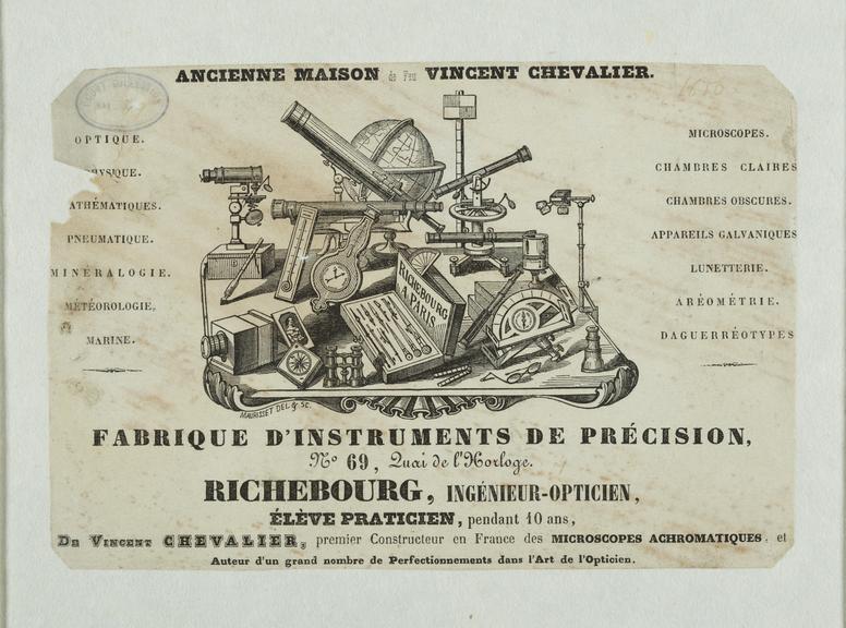 Trade card: Richebourg. No. 69