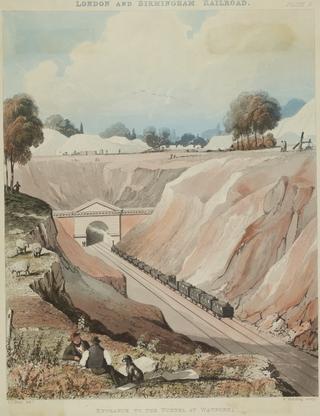 Plate 5: The entrance to the tunnel at Watford.