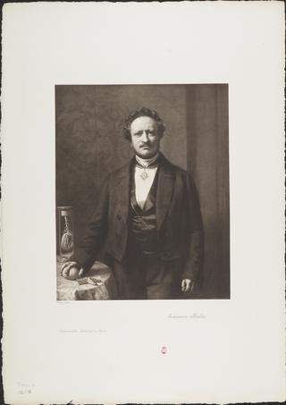 Portrait, photogravure, Johannes Peter Muller / Photographische Gesellschaft Berlin