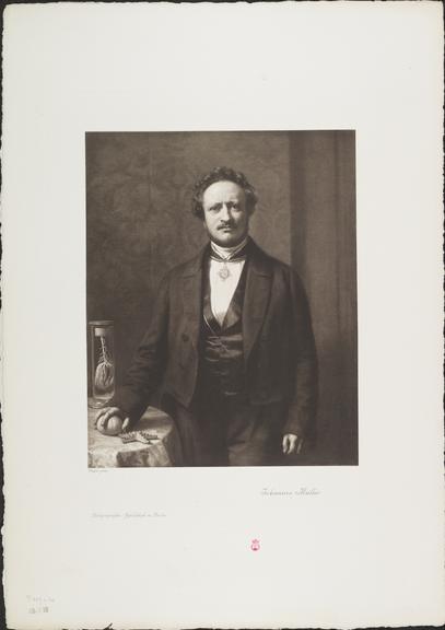 Portrait, photogravure, Johannes Peter Muller / Photographische