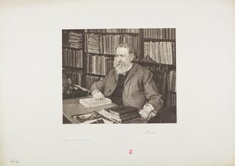 Portrait, photogravure, Ernst Mach / Photographische Gesellschaft Berlin