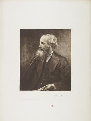 Photogravure of James Clerk Maxwell