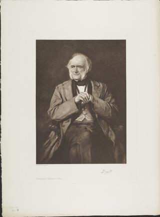 Portrait, photogravure, Charles Lyell / Photographische Gesellschaft Berlin