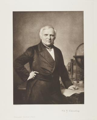 Photogravure of Christian Gottfried Ehrenberg