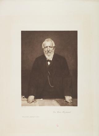 Portrait, photogravure, Emil Du Bois-Reymond / Photographische Gesellschaft Berlin