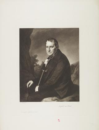 Portrait, photogravure, Leopold von Buch / Photographische Gesellschaft Berlin