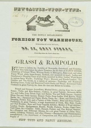 Trade card: Grassi & Rampoldi